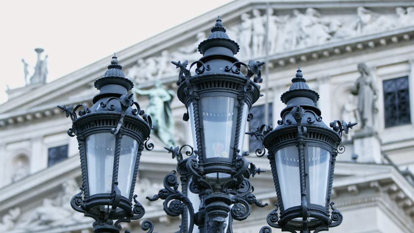 Old Opera House in Frankfurt Germany  Video