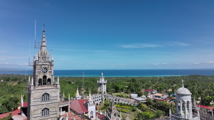 Simala Monastery Shrine On Cebu Island, Philippines, Aerial View