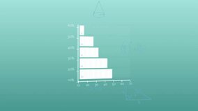 Animation of statistical data processing and mathematical equations against green background. Education and business data technology concept - Powered by Shutterstock - Get 15% off with code: PIKWIZARD15