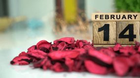 Valentines day video 2023, love romance concept video clip