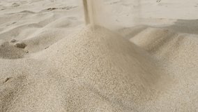 Falling sand forms a pile. Falling sand forms a pile - Powered by Shutterstock - Get 15% off with code: PIKWIZARD15