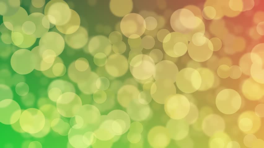 Motion graphics. Beautiful harmonic colored abstract bachground with circle shaped bokeh pattern