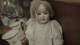 Zoom in on creepy vintage baby girl toy doll, st. george, utah, united states - Powered by Shutterstock - Get 15% off with code: PIKWIZARD15