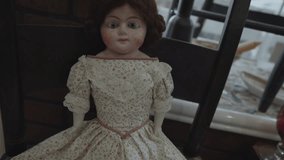 Zoom in on creepy vintage girl toy doll, st. george, utah, united states - Powered by Shutterstock - Get 15% off with code: PIKWIZARD15