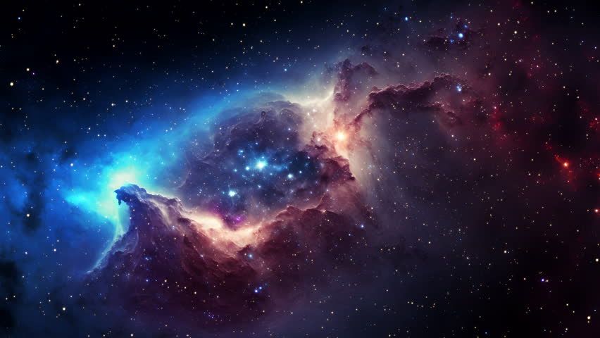 Space Background Looped Video Wallpapers 4K Royalty-Free Stock Footage #1099944793