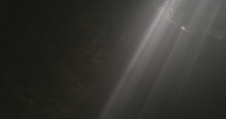 Rays Of Light In Dark Cave - Java, Indonesia