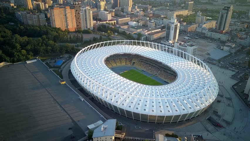 Center of Kyiv, football, soccer, Stadium NSK OLIMPIYSKIY