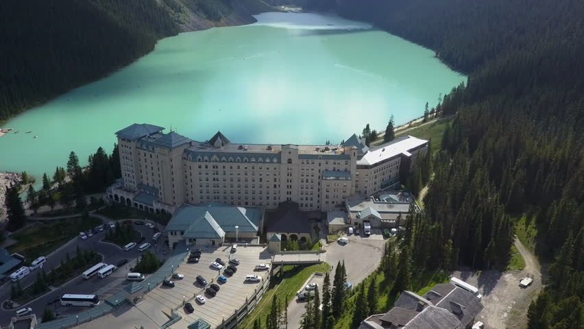 Chateau Lake Louise, luxury hotel in Banff National Park, Canada