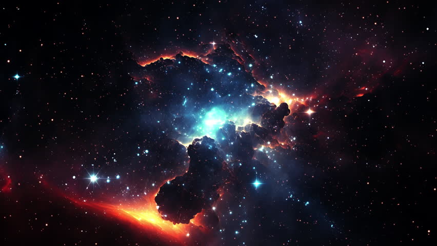 Space Nebula Background 4K Loop