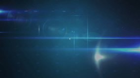 Animation of network of connections against light trails and light spots on blue background. Global networking and business technology concept - Powered by Shutterstock - Get 15% off with code: PIKWIZARD15