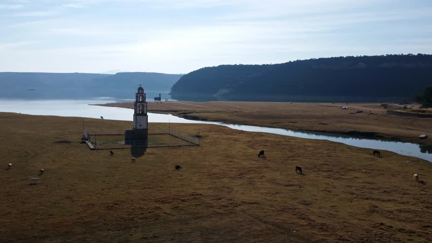 Taxhimay Dam in Villa de Carbon, in the State of Mexico