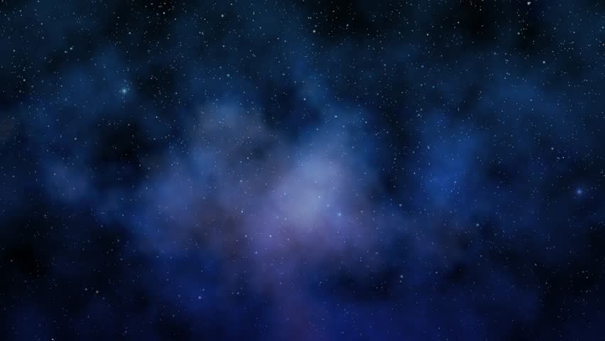 Digital animation of cloudy night sky with twinkling stars | Shutterstock HD Video #1100024321