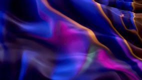 blue pink silk color. 3d blue pink silk flag waving clear waving background. Colorful blue pink silk seamless loop animation. blue pink silk HD resolution Background. Clear flag Closeup 1080p Full HD 
