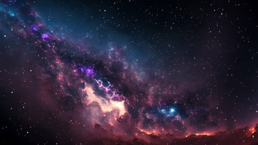 Nebula Cosmic Background 4K Space Video | Shutterstock HD Video #1100037121