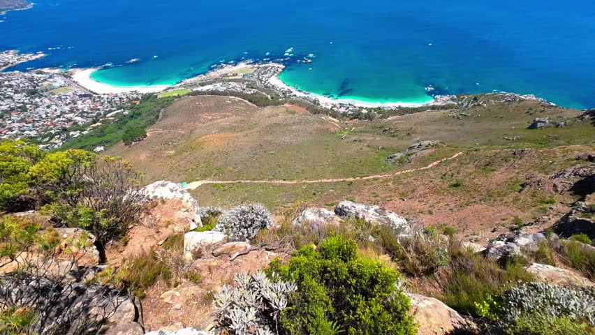 View of the Ocean from the top of Lion