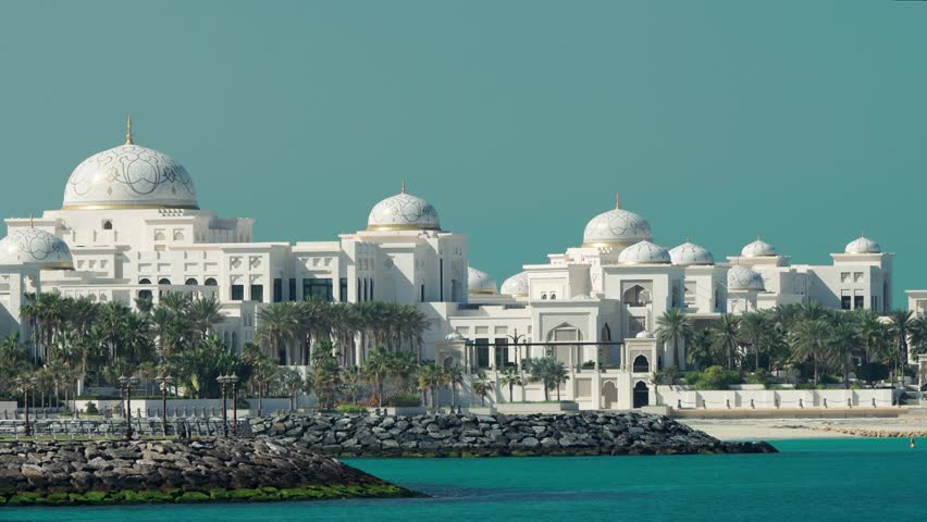 Emirates Palace, Abu Dhabi, UAE. Graded and stabilized version. 
