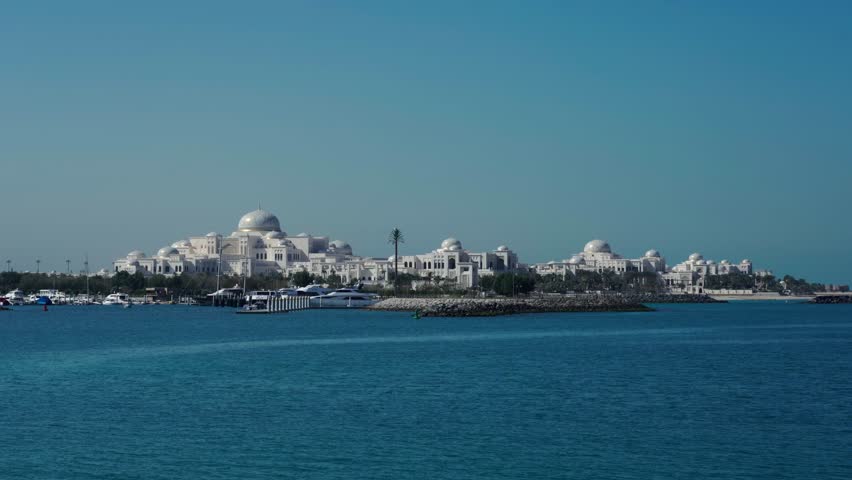 Emirates Palace, Abu Dhabi, UAE. Graded and stabilized version. 