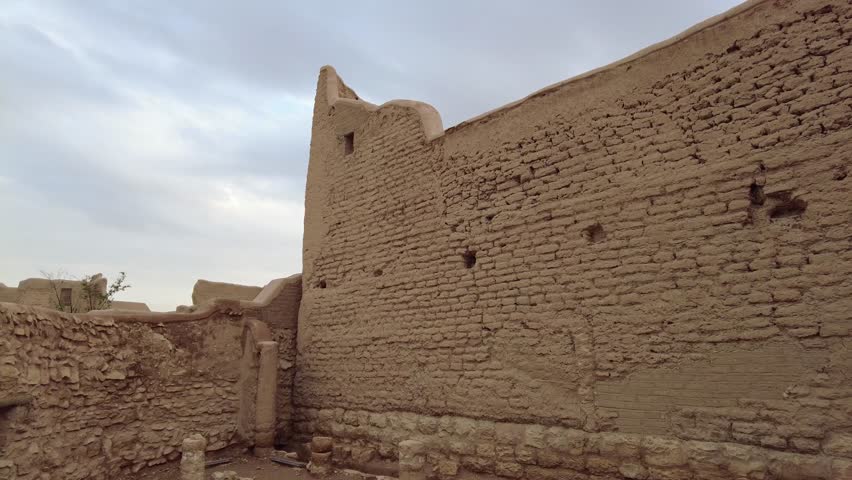 At-Turaif UNESCO World Heritage Site, Ad Diriyah, Saudi Arabia | Shutterstock HD Video #1100058719