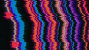 Multicolored bad tv effect vintage noisy elegant holographic background. Old computer imitation for trending projects.  - Powered by Shutterstock - Get 15% off with code: PIKWIZARD15