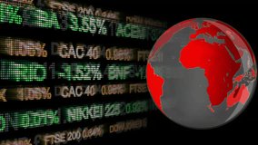 Animation of covid writing over globe and financial and scientific data. global covid 19 pandemic, science and digital interface concept digitally generated video. - Powered by Shutterstock - Get 15% off with code: PIKWIZARD15