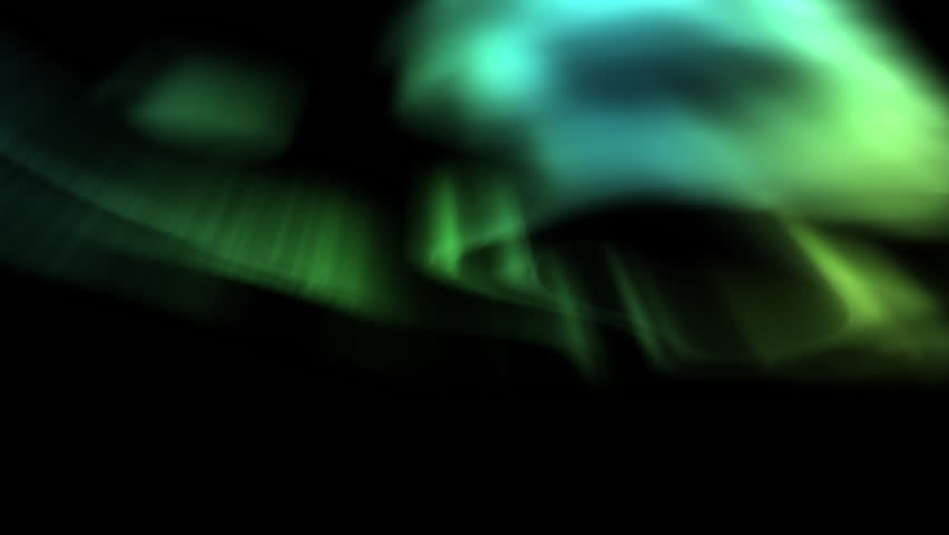 Aurora Animation Glowing Green Loop | Shutterstock HD Video #1100068885