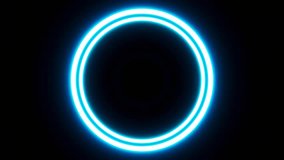 neon pulsing circle sound wave in dark, motion background High quality 4k footage - Powered by Shutterstock - Get 15% off with code: PIKWIZARD15