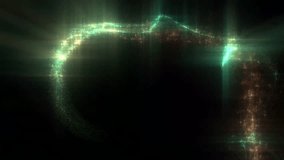 Sparkling Ribbon Cycle Overlay Motion Loop Background - Powered by Shutterstock - Get 15% off with code: PIKWIZARD15