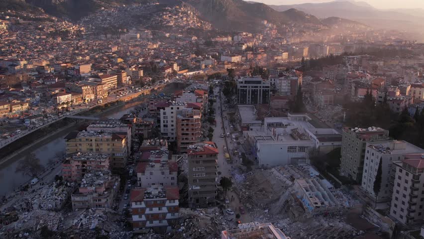 Turkey Earthquake - Hatay

As a result of the 7.8 magnitude earthquake that occurred in Turkey, thousands of buildings were destroyed and millions of people were affected. Royalty-Free Stock Footage #1100079745