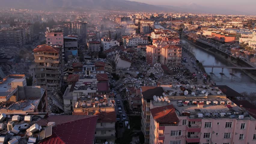 Turkey Earthquake - Hatay

As a result of the 7.8 magnitude earthquake that occurred in Turkey, thousands of buildings were destroyed and millions of people were affected. Royalty-Free Stock Footage #1100079747