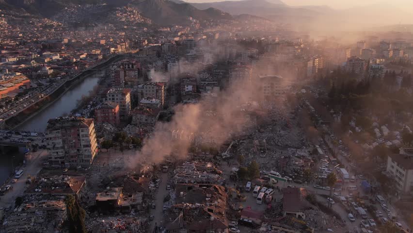Turkey Earthquake - Hatay

As a result of the 7.8 magnitude earthquake that occurred in Turkey, thousands of buildings were destroyed and millions of people were affected. Royalty-Free Stock Footage #1100079755