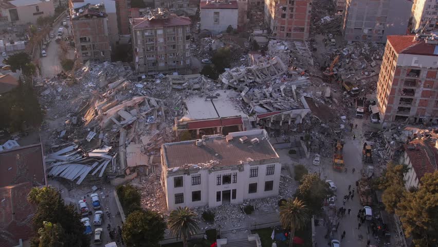 Turkey Earthquake - Hatay

As a result of the 7.8 magnitude earthquake that occurred in Turkey, thousands of buildings were destroyed and millions of people were affected. Royalty-Free Stock Footage #1100079757