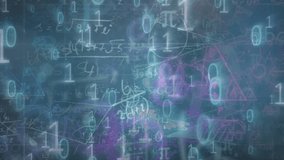 Animation of data processing and dna strand on blue background. global business and digital interface concept digitally generated video. - Powered by Shutterstock - Get 15% off with code: PIKWIZARD15