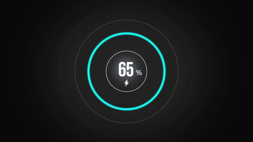 Charging screen percent, screen cell phone display while charging battery 65%