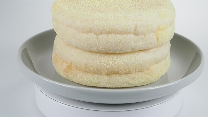 English muffin, Short video clip Royalty-Free Stock Footage #1100093399