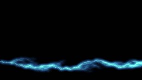 Lightning background animation, 4k footage