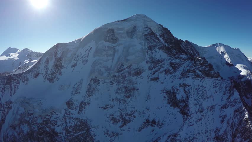 Caucasus, North Ossetia. Tsatadon Gorge. Northern slope of Shaukhoh peak.