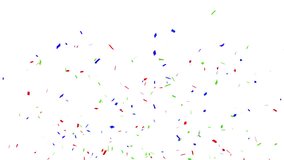 Confetti Red, Blue And Green RGB Celebration Falling On White - Powered by Shutterstock - Get 15% off with code: PIKWIZARD15