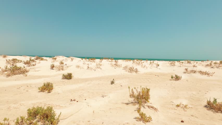Driving The Dirt Tracks Through The Deserts Of Oman. Graded and stabilized version.