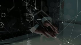 Animation of caucasian businessman over data processing. global business and digital interface concept digitally generated video. - Powered by Shutterstock - Get 15% off with code: PIKWIZARD15