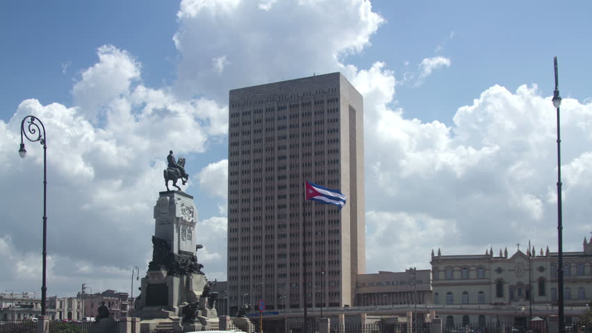 Timelapse of the havana general hospital, cuba