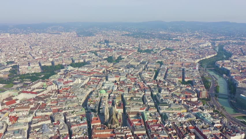 Inscription on video. Vienna, Austria. St. Stephen