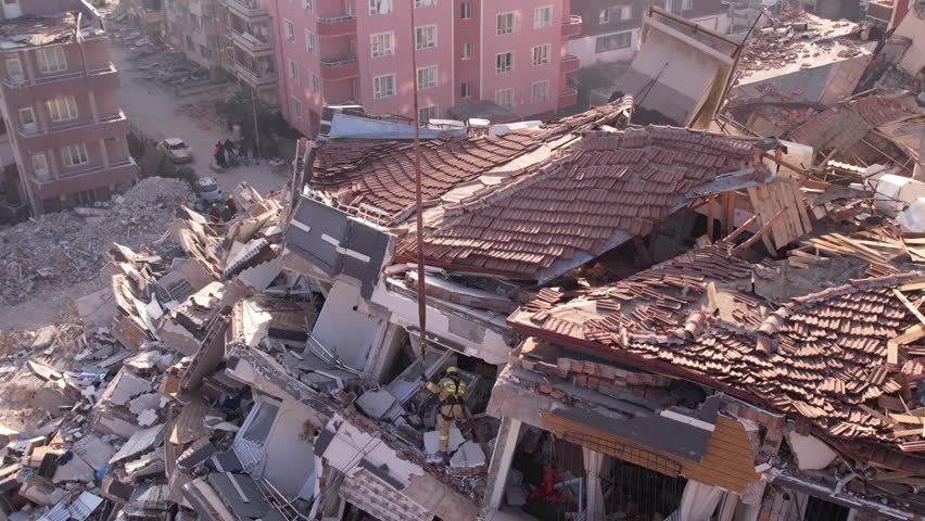 Antakya, Turkey 02.09.2023. Rescue organizations are working in the area affected by the earthquake in Turkey. Antakya, Turkey 02.09.2023.