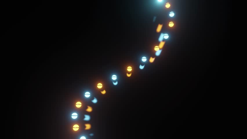 Animation of glowing neon balls | Shutterstock HD Video #1100137631