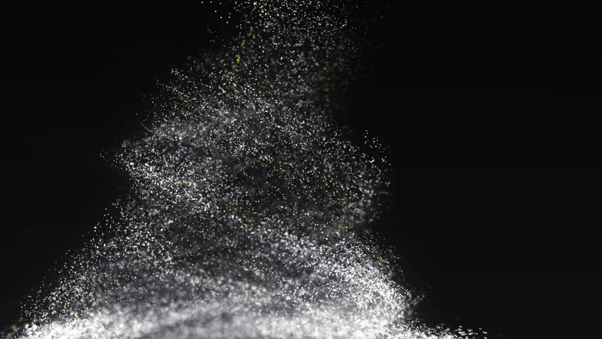 4K particle tornado, motion Background. Abstract background with connecting dots. Vortex. Wave of particles. Whirlpool of mixed particles of, flying on dark background. | Shutterstock HD Video #1100157491