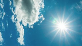 Sun and clouds, vertical  time-lapse - Powered by Shutterstock - Get 15% off with code: PIKWIZARD15