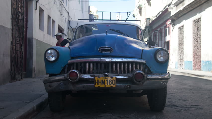 A cool sequence made from different classic cars in havana, cuba