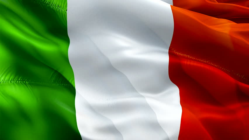 Italy flag. National 3d Italian flag waving. Sign of Italy seamless loop animation. Italian flag HD Background. Italy flag Closeup 1080p video for presentation Rome vacation Milan,Florence,Naples
 Royalty-Free Stock Footage #1100174791