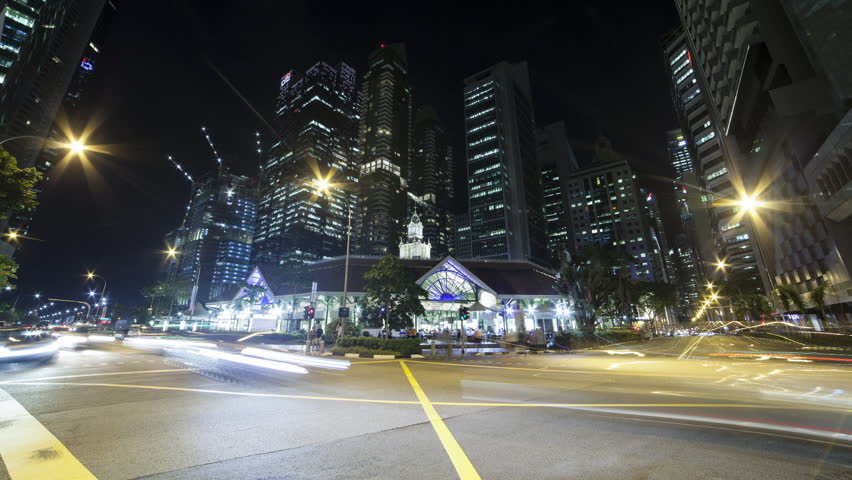 Center City Traffic at night