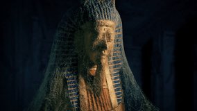 Egyptian Pharoah Inside Pyramid Lost Tomb - Powered by Shutterstock - Get 15% off with code: PIKWIZARD15