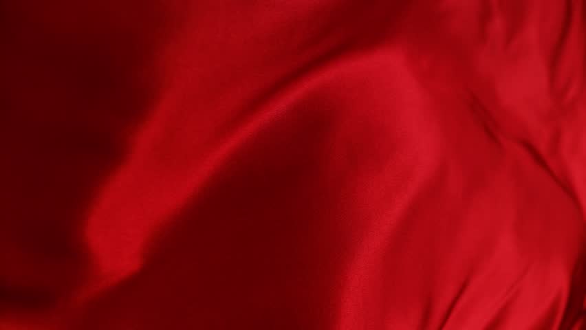 RED cloth satin Velvet ,Abstract background luxury cloth or liquid wave.  wave isolated on , Silk texture material Abstract elegant backdrop design, 4k waving tenderness and airiness ribbon wallpaper Royalty-Free Stock Footage #1100198481